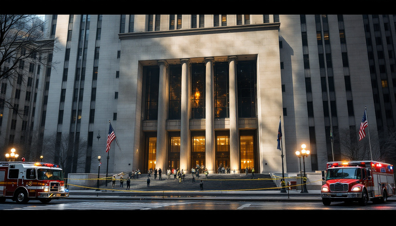 Anti-ICE Activist Firebombs Manhattan Federal Building — Had Machete, Axes, Gasoline, and a Manifesto