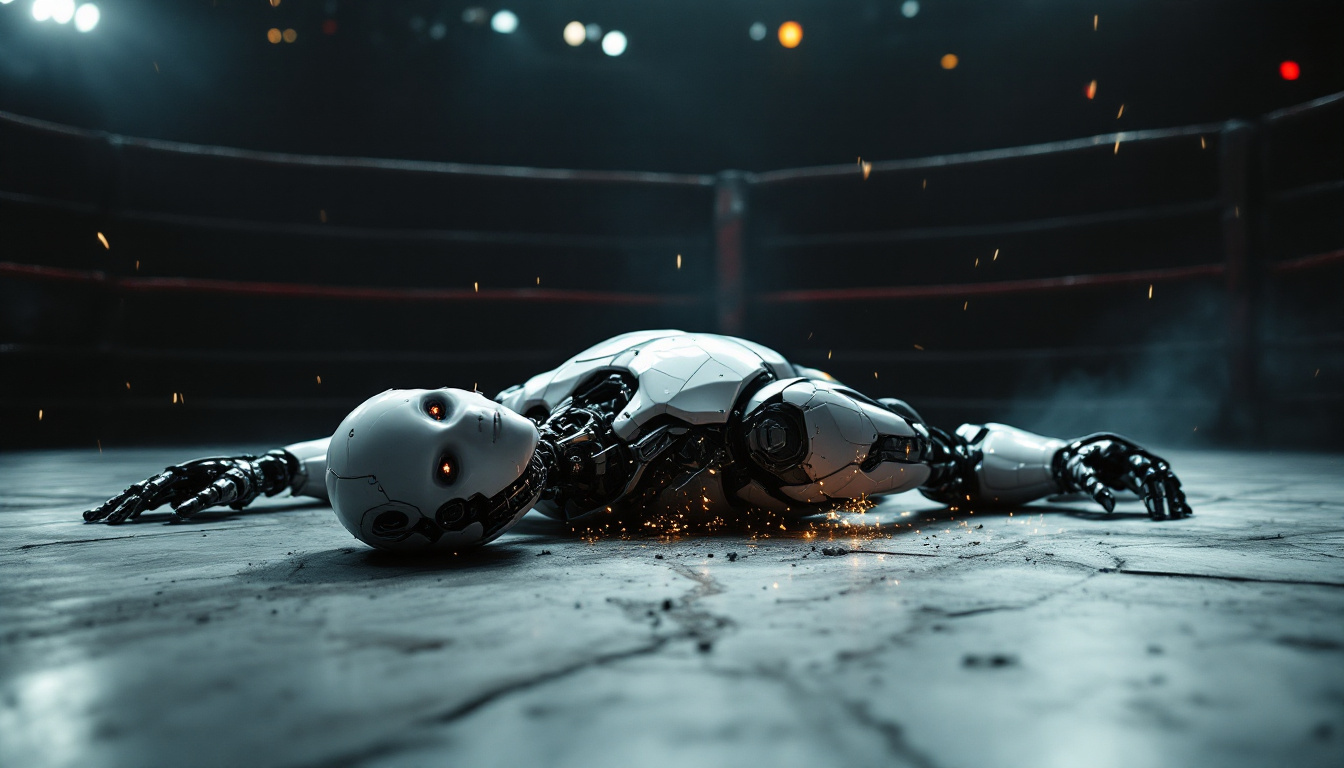 Man Rips Head Off Humanoid Robot in World's First Cage Fight — And Somehow That's Not Even the Wildest Part