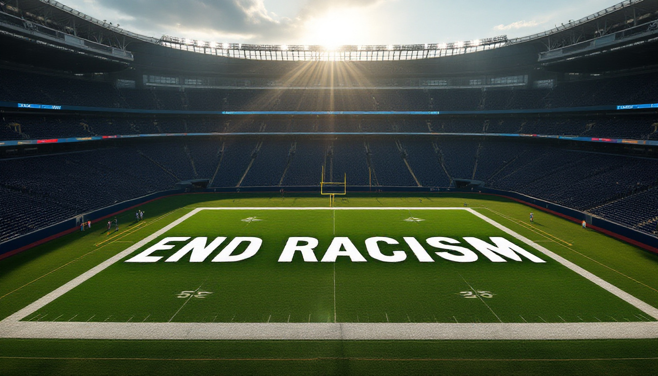 NFL Brings Back 'End Racism' End Zones for a Seventh Season While Its Own Players Keep Getting Arrested
