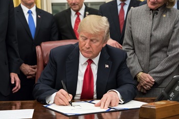 Trump Signed the Executive Order. The NIH Is Still Funding a Study on 'Gender Minority Birthing People.'